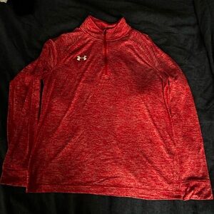 Under Armour Heathered Red Pullover